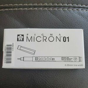 Sakura Pigma Micron 01 Archival Ink .45 mm Line Width 12 Piece Pack Brown No. 12
